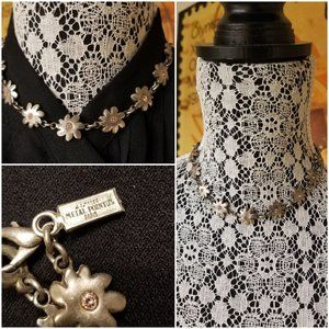 Vintage Metal Pointus Necklace